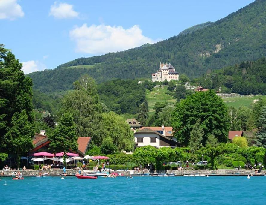 Charmant Appartement Lac D'Annecy / Ski - 6 Pers เมนตง-ซองต์-แบร์นา ภายนอก รูปภาพ